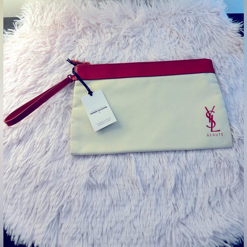 YSL Beauty Clutch/Wristlet Cosmetic Bag, Never Used!